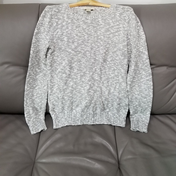 LOFT Sweaters - Loft Marled Gray Sweater